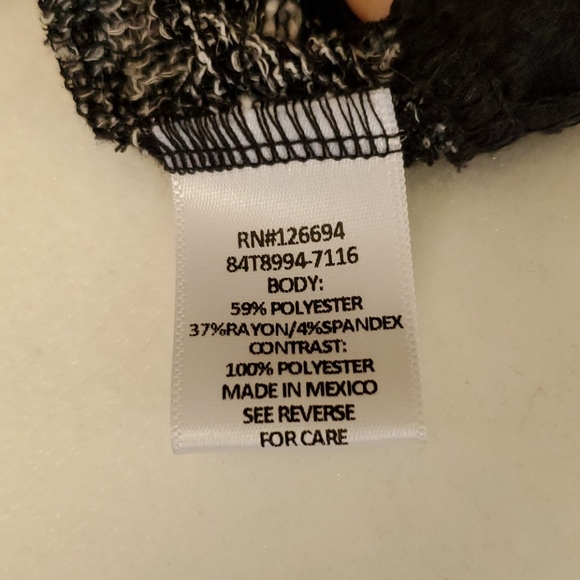 Striped Sweater With Ruffle trim - Picture 4 of 5